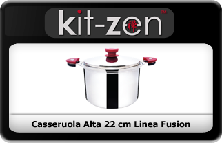 Kit-Zen Pentola Alta 22cm Induzione